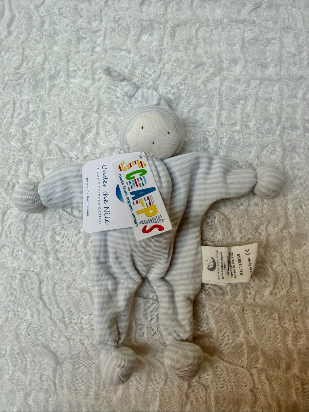 NWT Under the Nile Organic Cotton Lovey